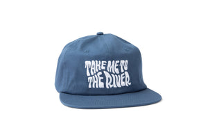 Snapback Embroidered Cotton Hat | Take Me to the River