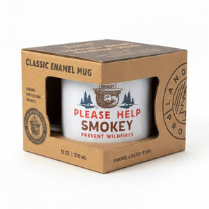 Smokey Bear Enamelware Mug