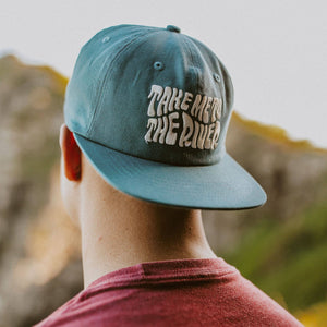Snapback Embroidered Cotton Hat | Take Me to the River